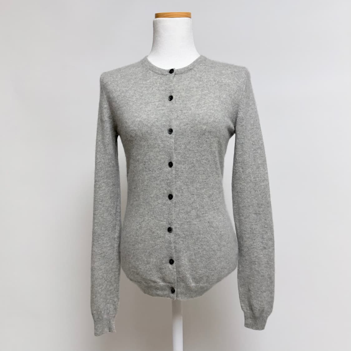 [캐시미어 100%] 유니클로 그레이 가디건 S 상품이미지1
