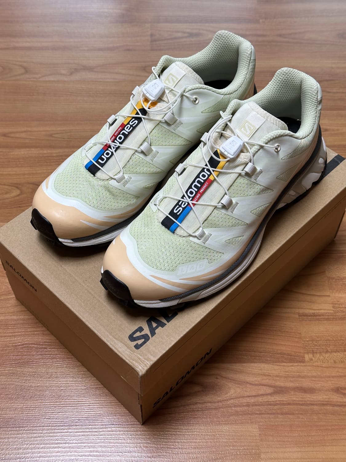 [1회착용] 살로몬 XT-6 알로에워시 헤이즐넛 UK7 상품이미지1