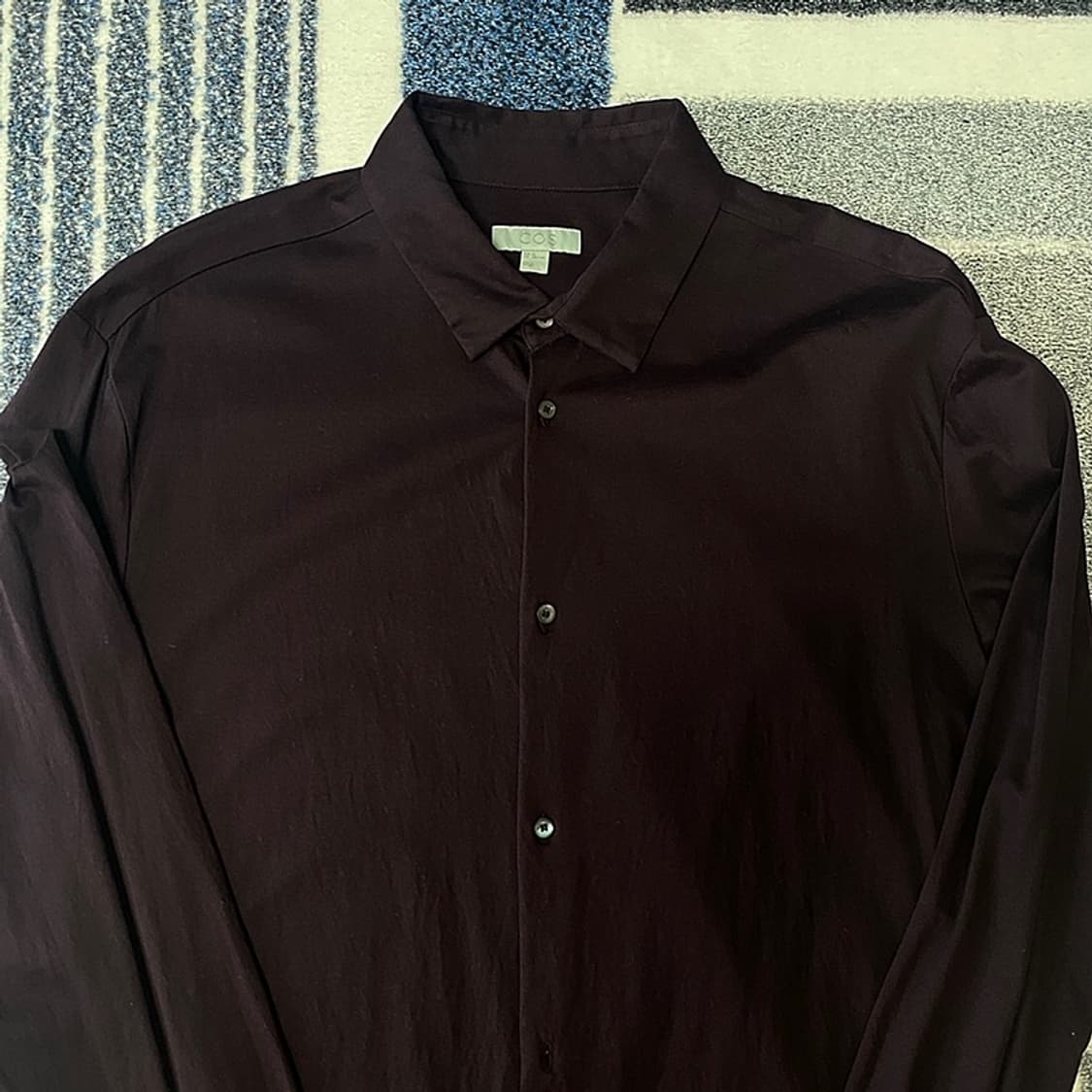COS 코스 버건디 남성 셔츠 XL(105) 상품이미지2