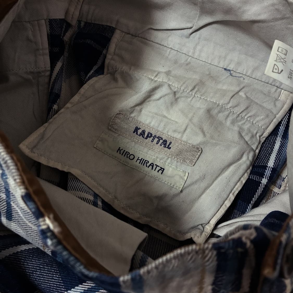 KAPITAL KIRO HIRATA Check Sarouel Pants 상품이미지6