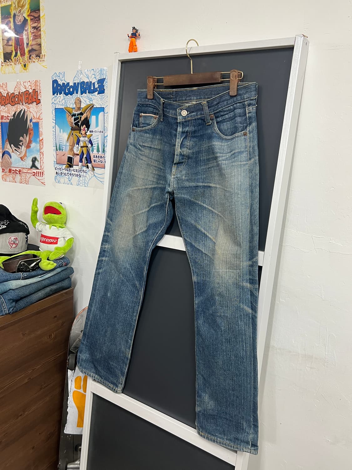 90s USA Levis 리바이스 501 빅E 스트레이트 데님 팬츠 상품이미지10