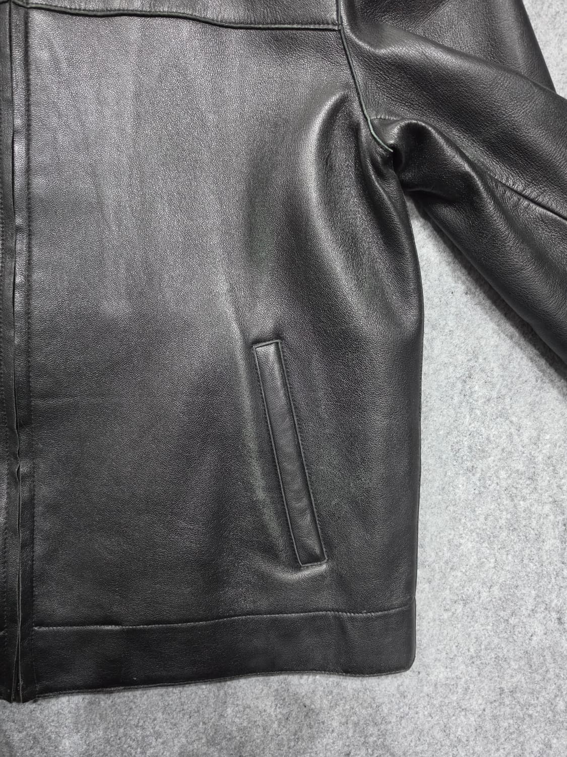 리바이스 레드탭 싱글 카라 집업 양가죽자켓 레더자켓 L 상품이미지6