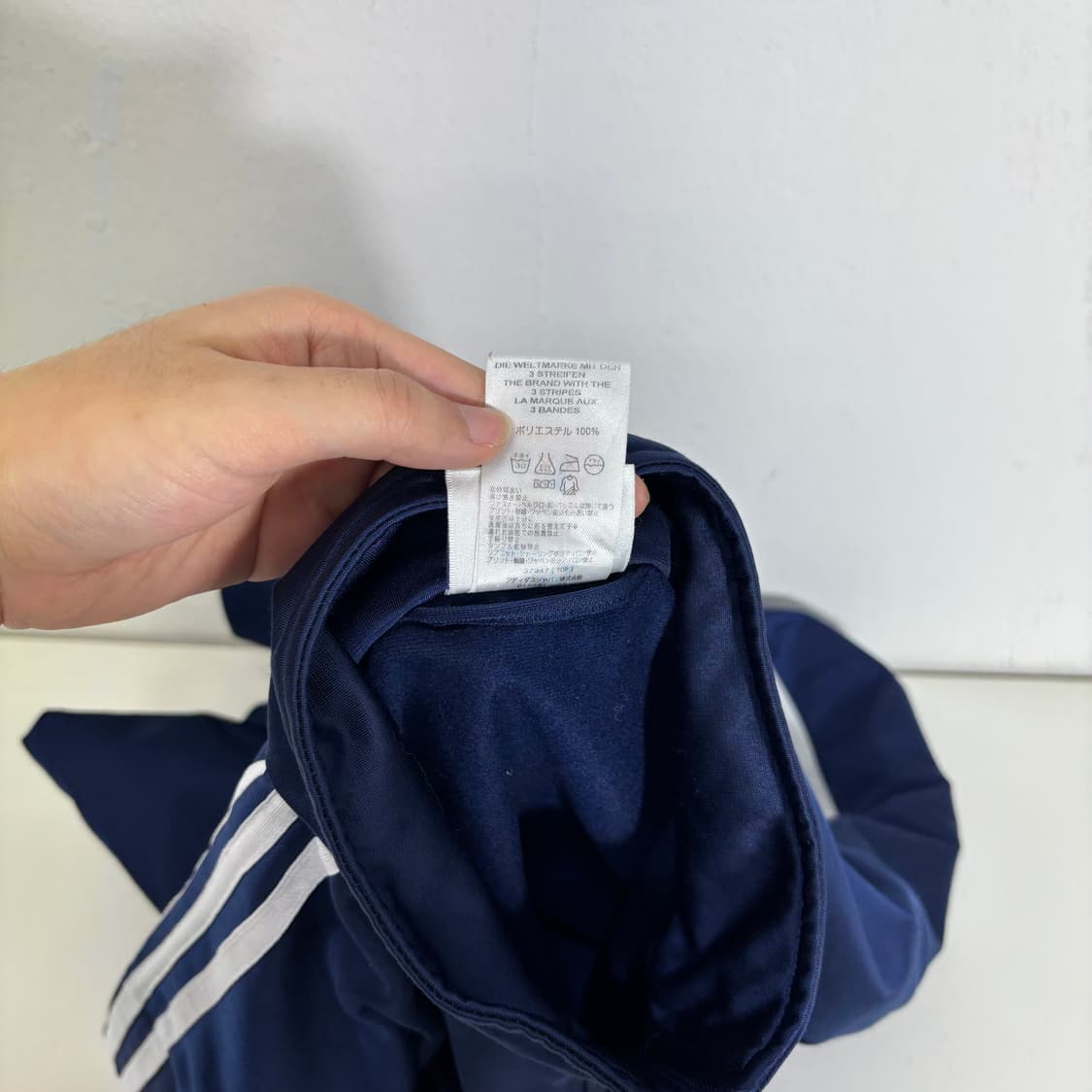 M 아디다스 재팬 네이비 파이어버드 트랙탑 집업 져지 상품이미지5