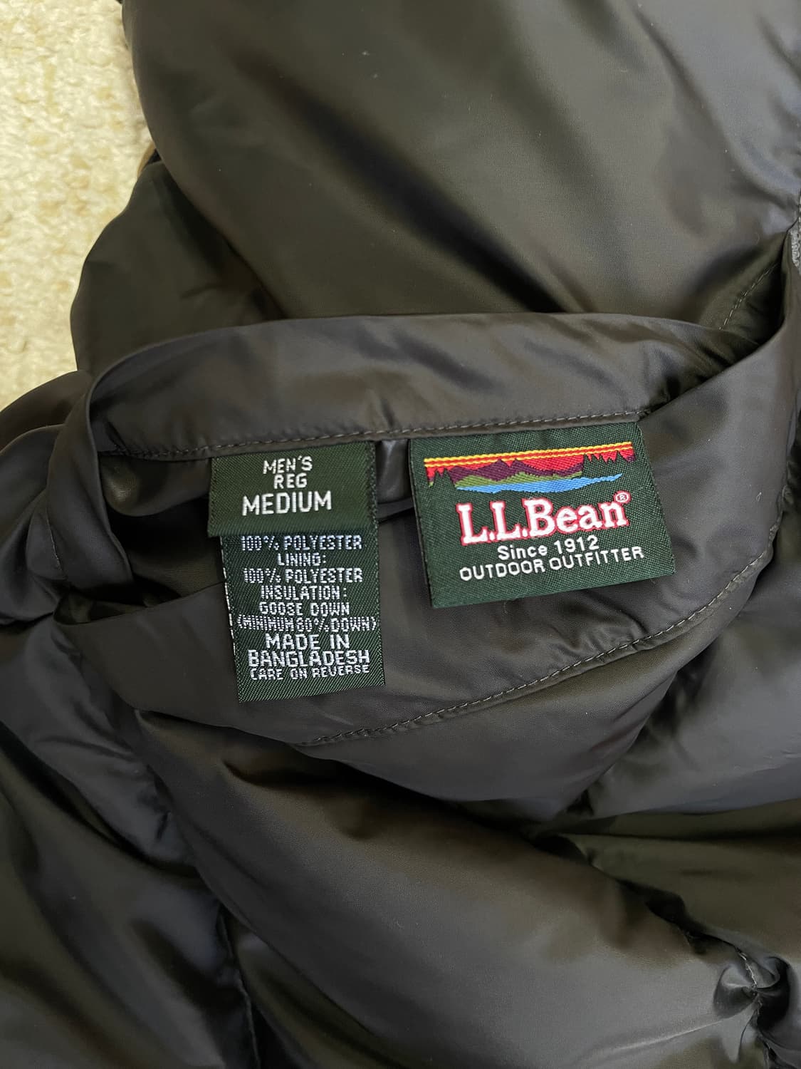 [M]00s L.L Bean 구스 다운 리버시블 패딩 베스트 조끼 상품이미지5