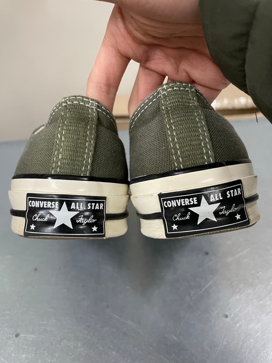 컨버스 척70 로우 빈티지 카키 235 상품이미지8