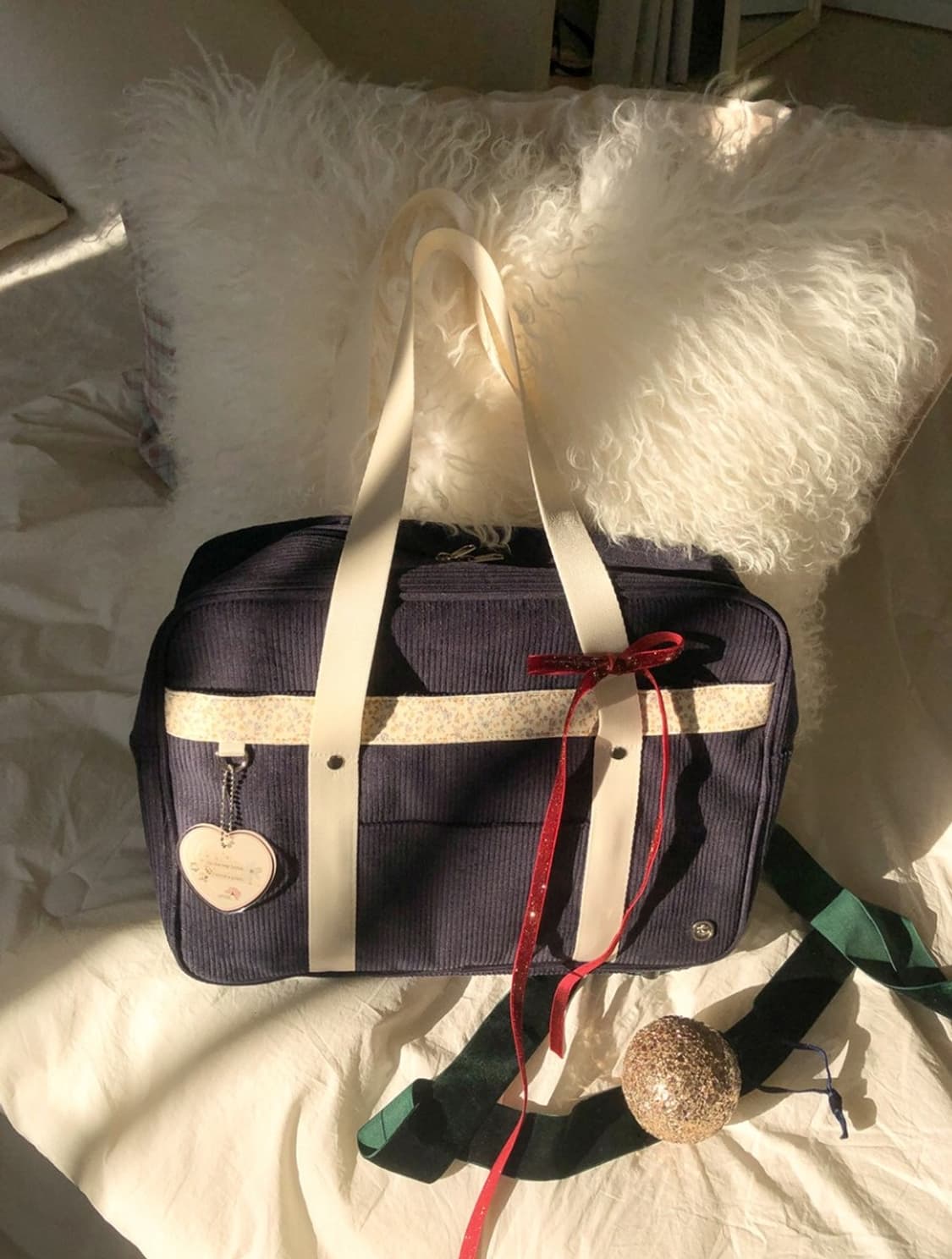 편택포) ovuni 오부니 코듀로이 스쿨백/가방 미개봉 새상품 상품이미지3