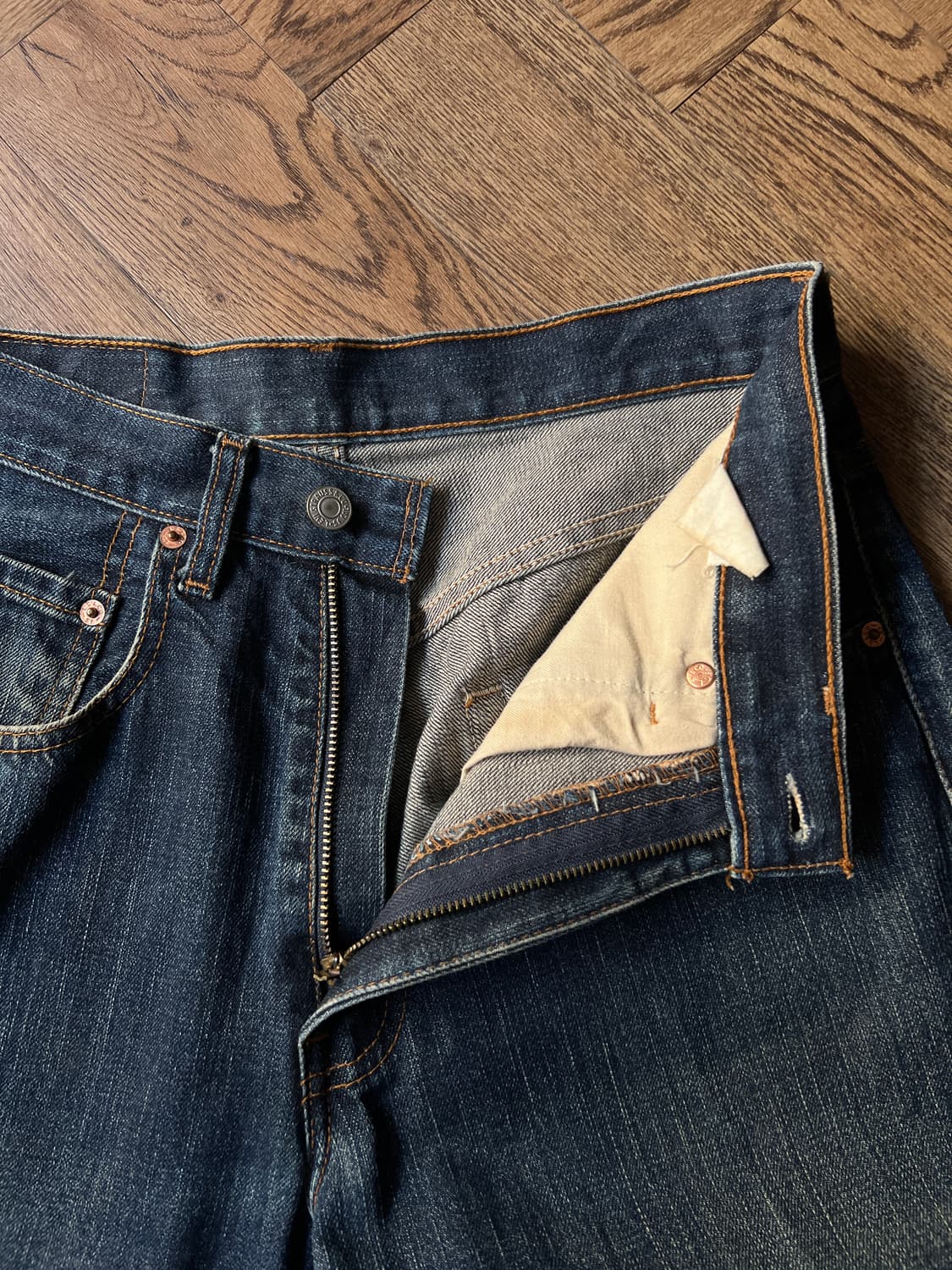 [29]리바이스 569 빈티지 워싱 와이드핏 데님 팬츠 상품이미지2