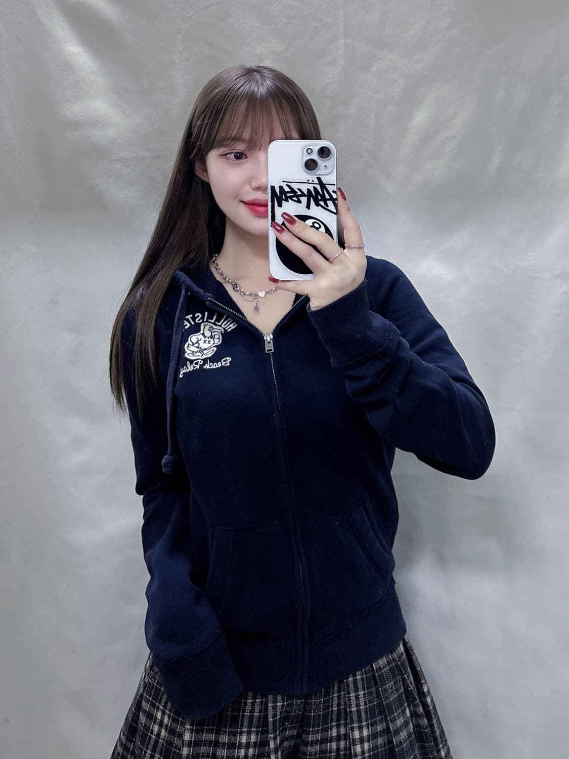 홀리스터 다크네이비 후드집업  상품이미지1