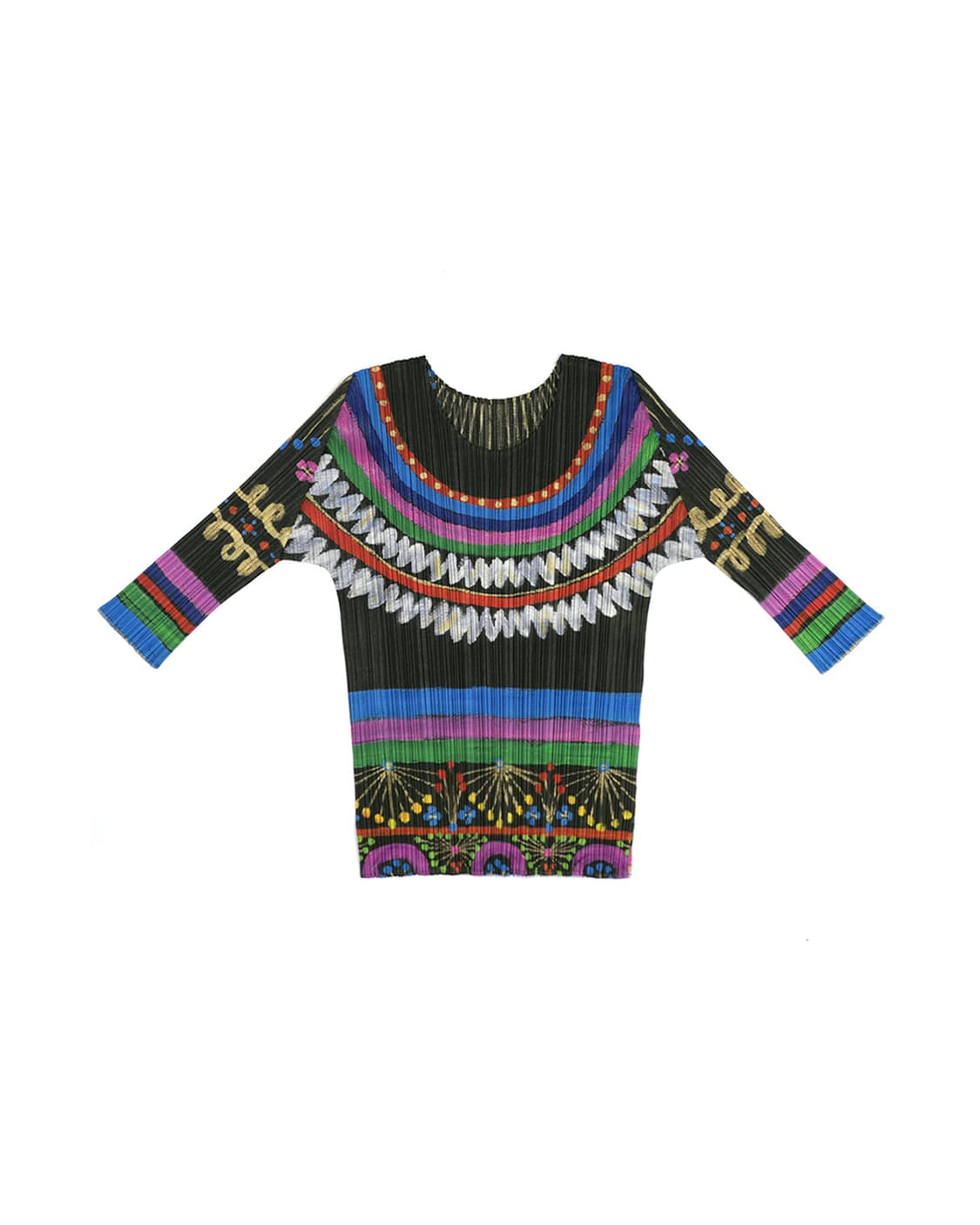 Pleats Please Issey Miyake printed top  상품이미지1