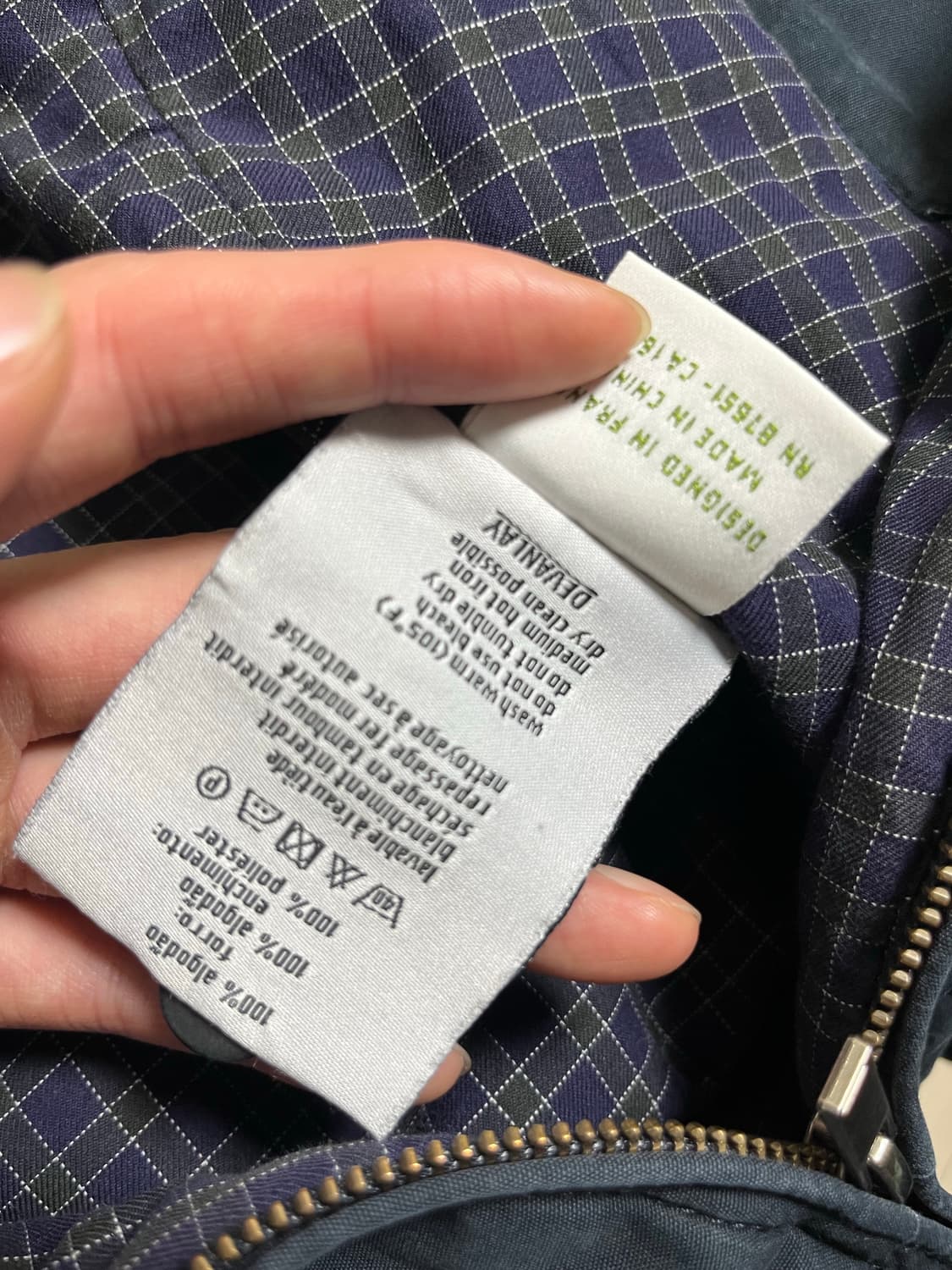 빈티지 라코스테 블랙 봄버 자켓 XL 상품이미지4