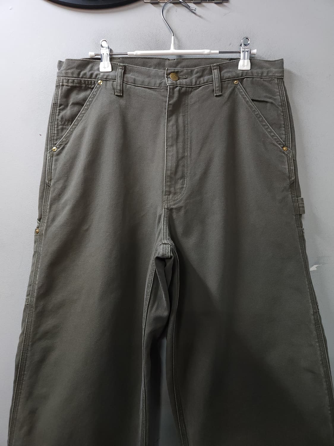 오어슬로우 (orSlow) 다드 핏 페인터 카펜더 팬츠 _ 아미그린 상품이미지4