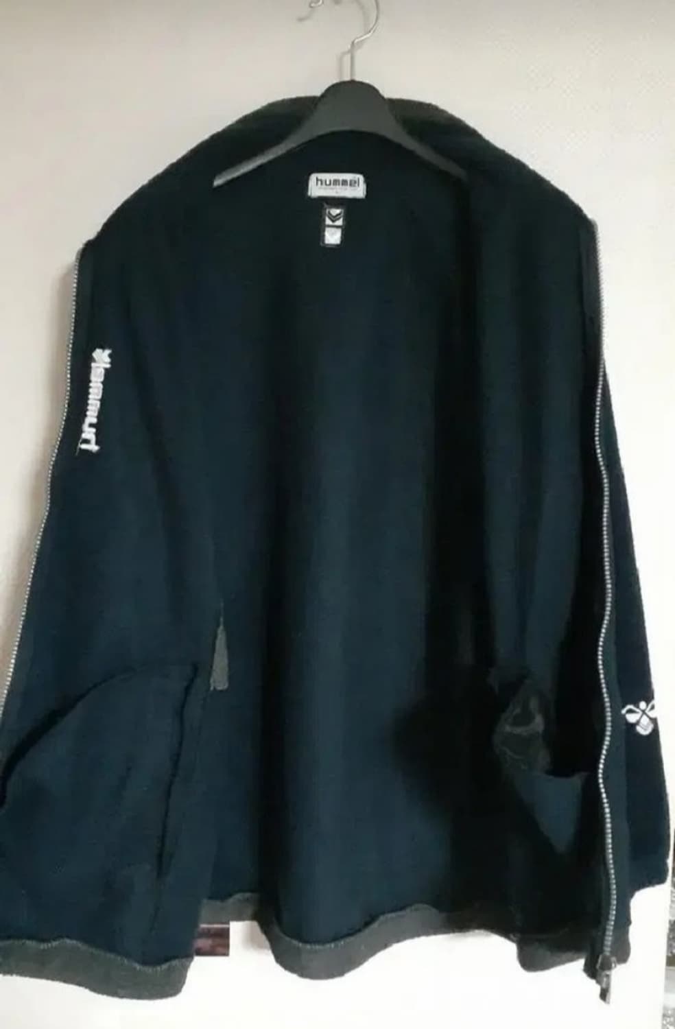 hummel 험멜 남성 털 기모 집업 남회색 자켓 L 100 상품이미지3