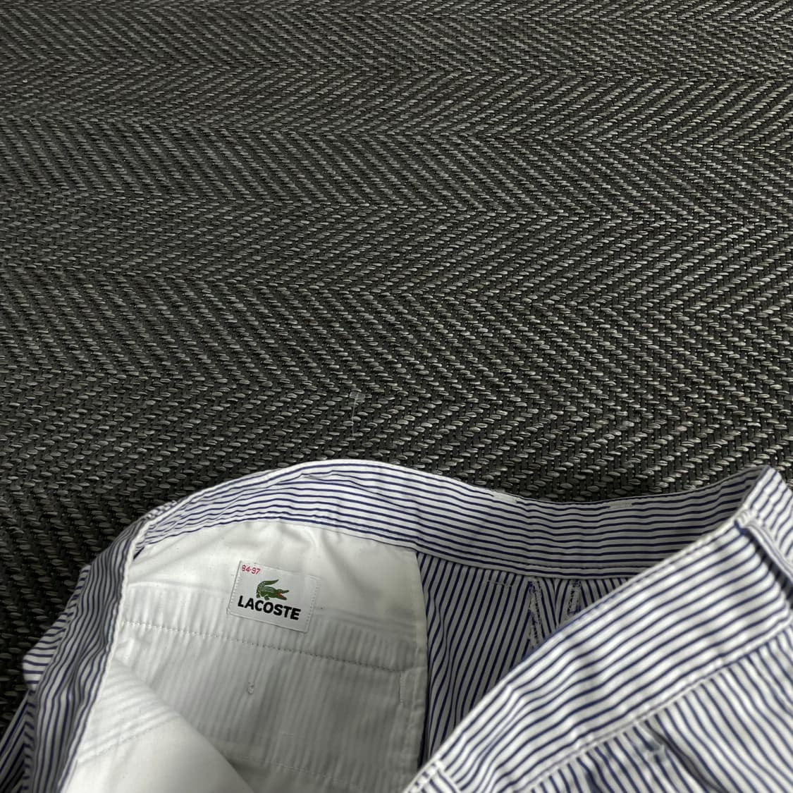 라코스테 스트라이프 치노 버뮤다 팬츠o 3552 상품이미지5