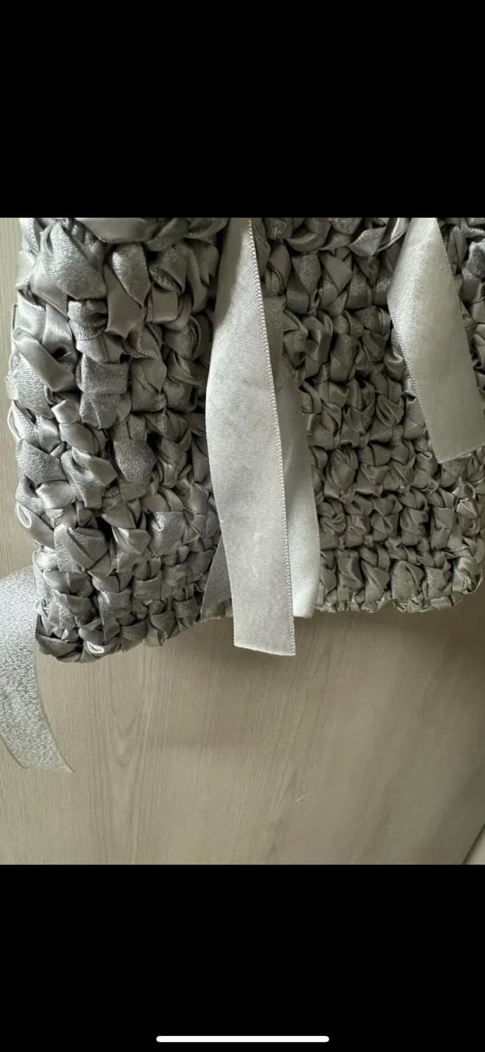 크로쉐안트 실버 쁘띠삭(5회 미만 착용, 원가 14) 상품이미지2