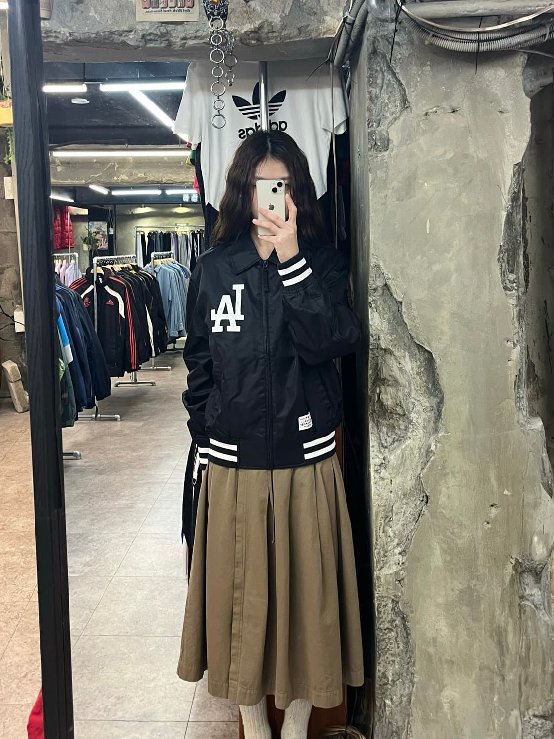 뉴에라 mlb 다저스 스타디움 집업 자켓 블랙 90 #csz2448  상품이미지2