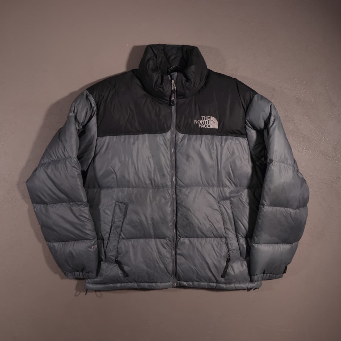 노스페이스 눕시 700 회색 숏패딩 상품이미지1
