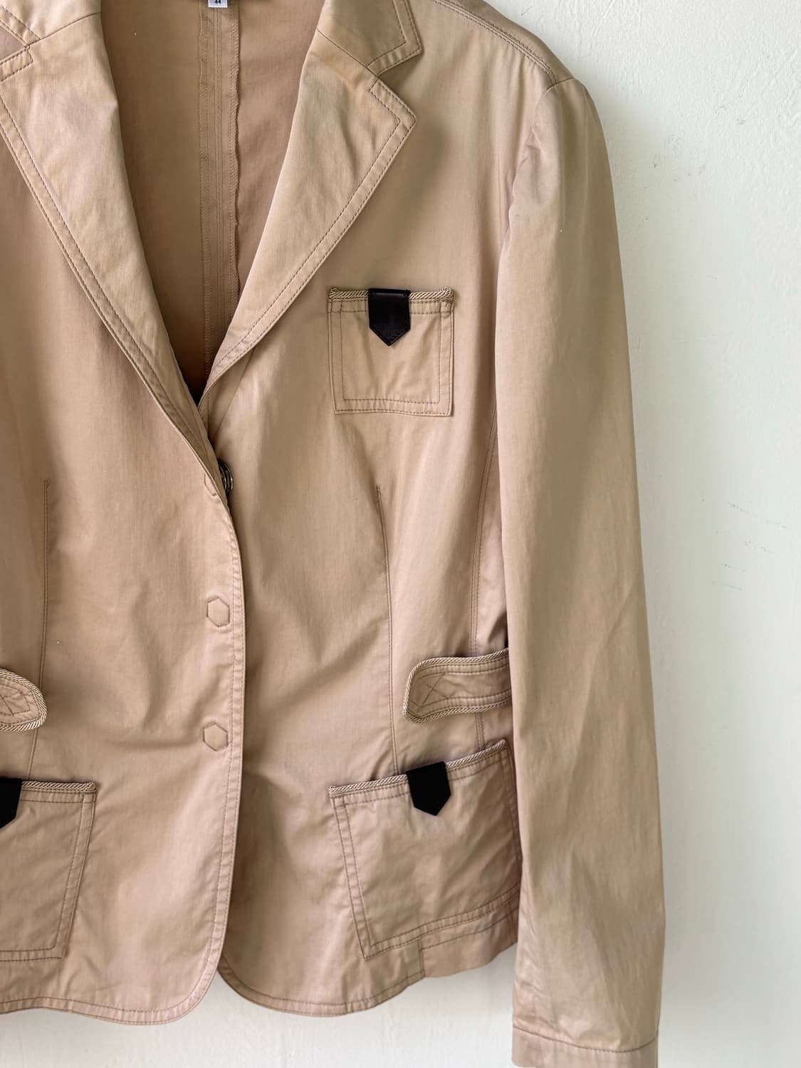 아르마니 꼴레지오니 코튼 블레이저 상품이미지4