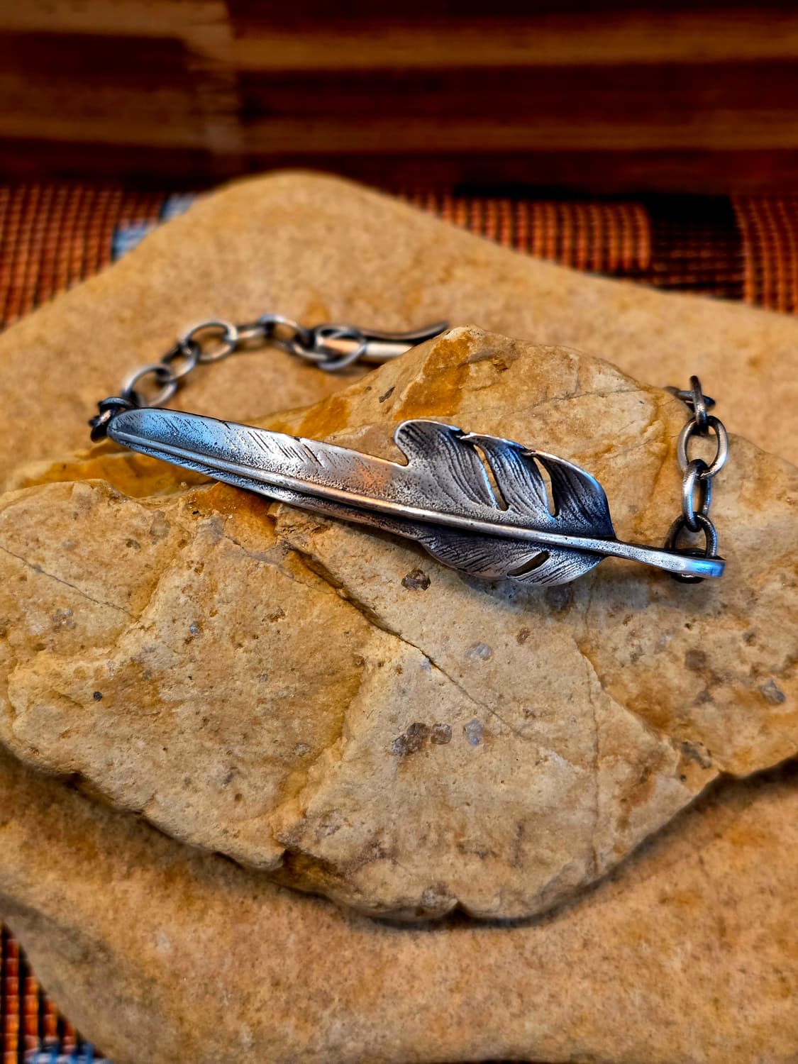 Silver925 American Feather Bracelet 상품이미지6