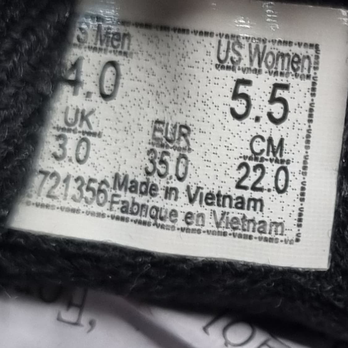 반스 올드스쿨 블랙 스니커즈220 상품이미지6