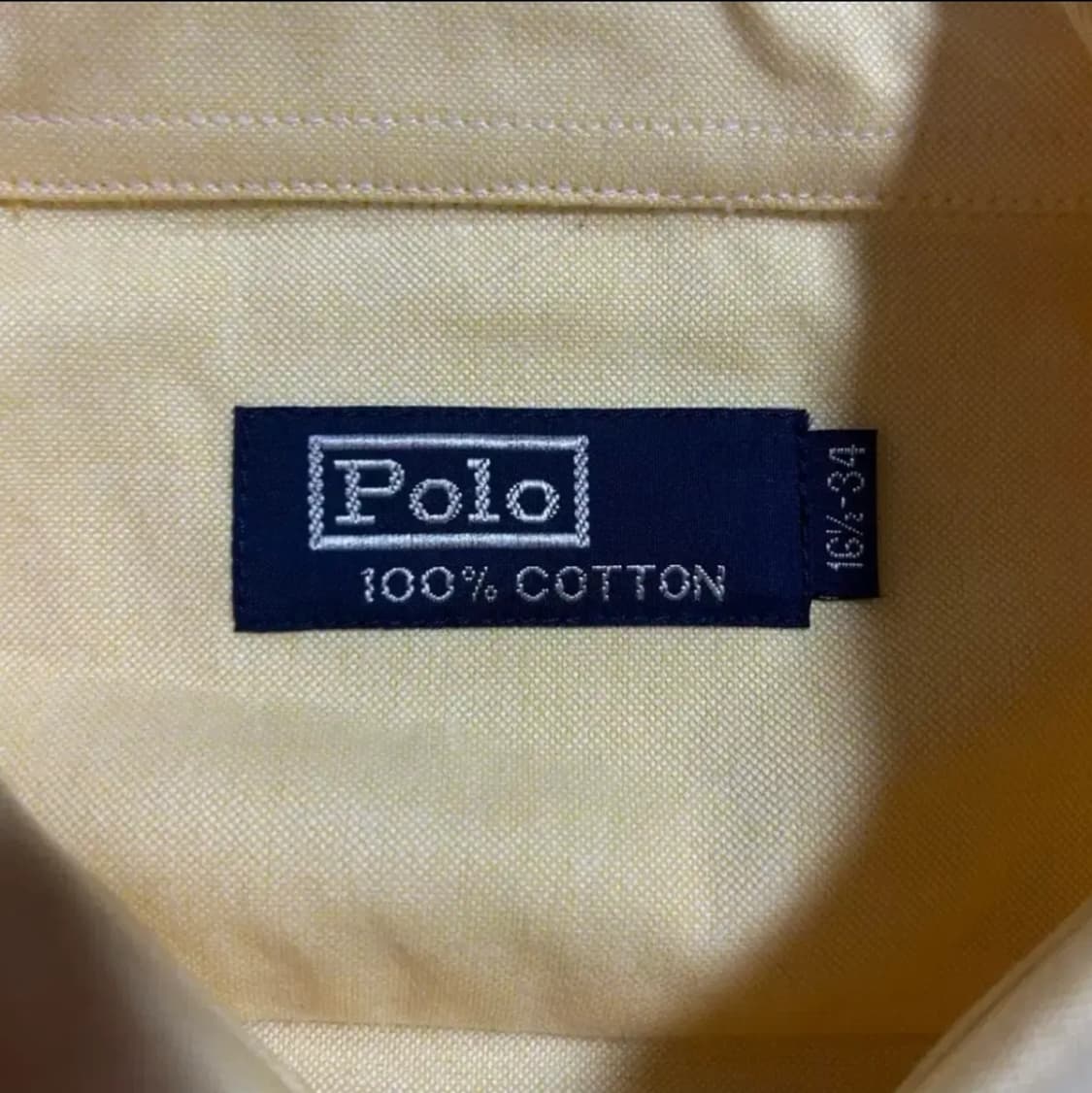 폴로 랄프로렌 옥스포드 옐로우 셔츠 실측 XL, 105 ~ 상품이미지2