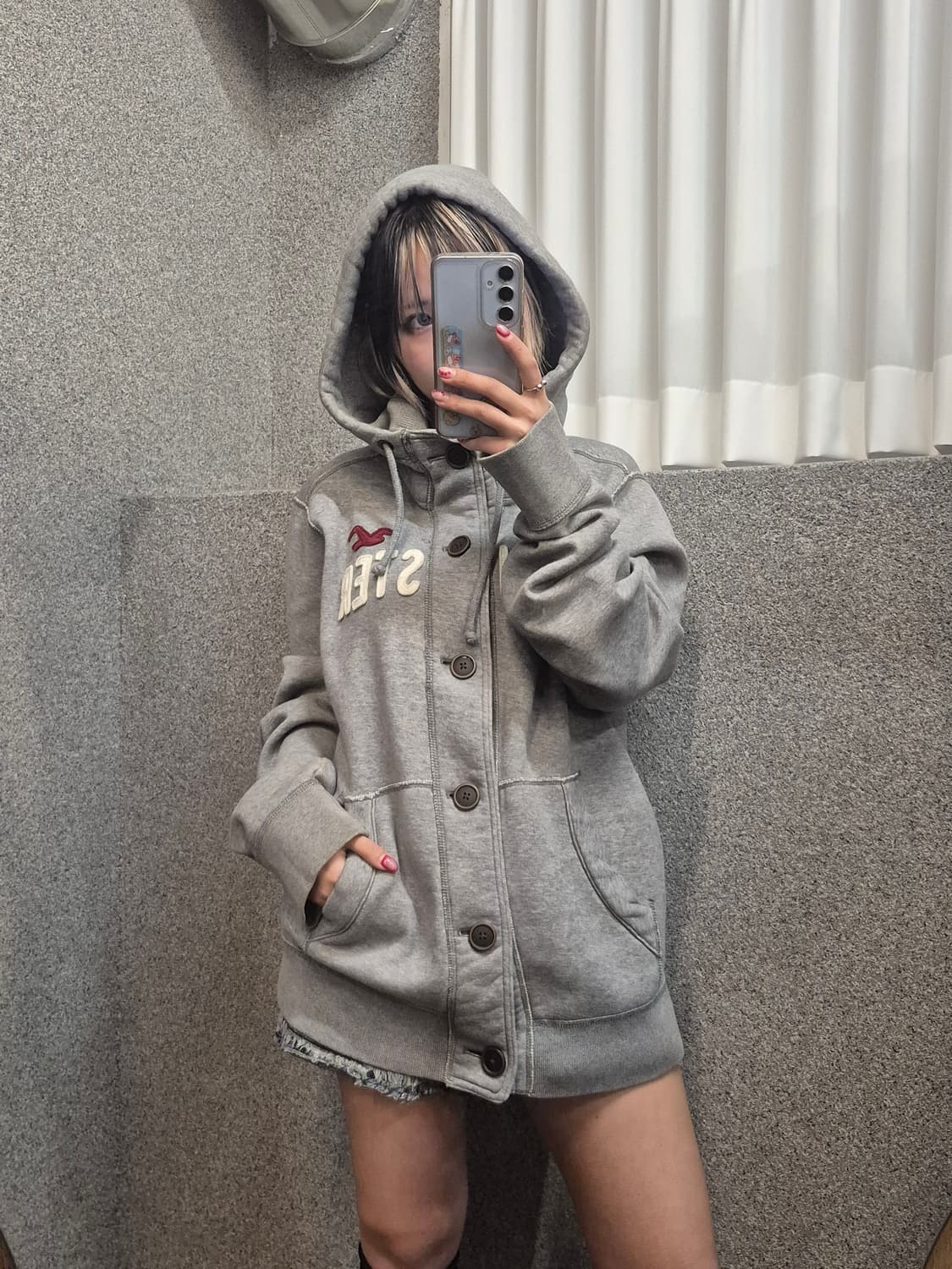 HOLLISTER BUTTON HOODIE ZIPUP  상품이미지1