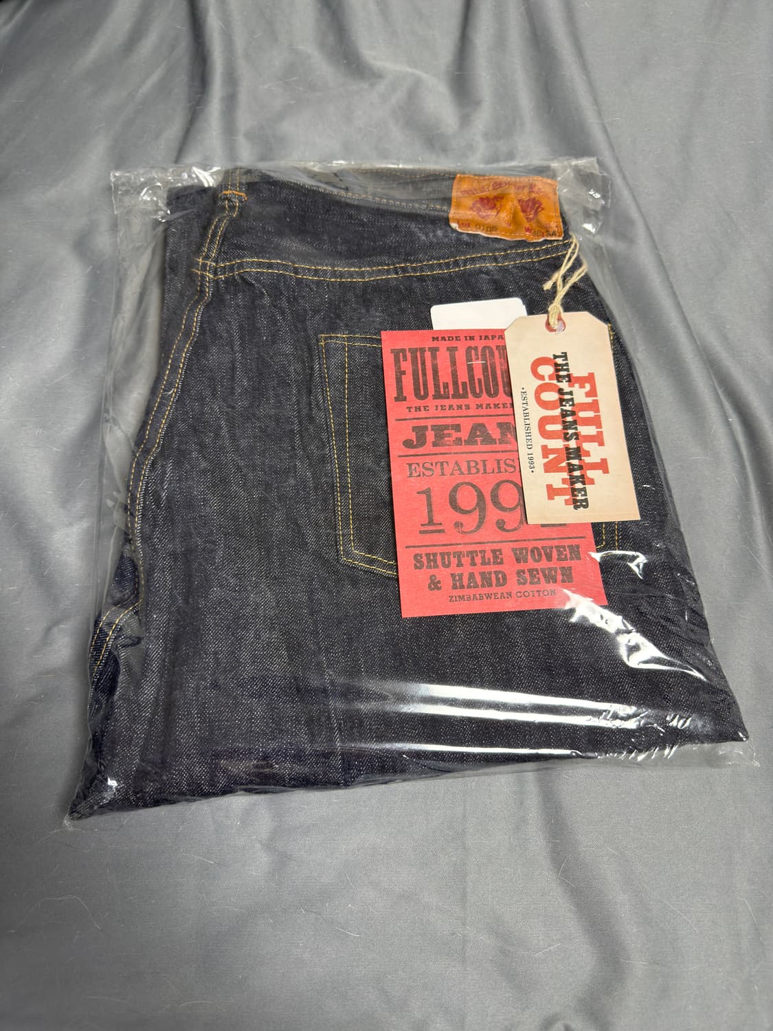 풀카운트 0105W 루즈 스트레이트 데님 36 새제품 상품이미지1