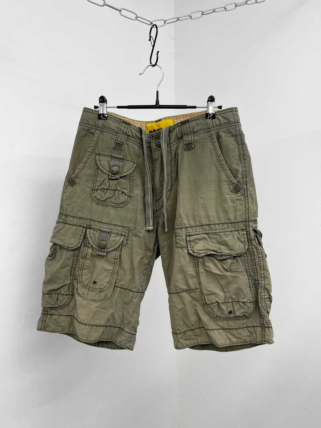 멀티포켓 카키 카고팬츠 상품이미지2