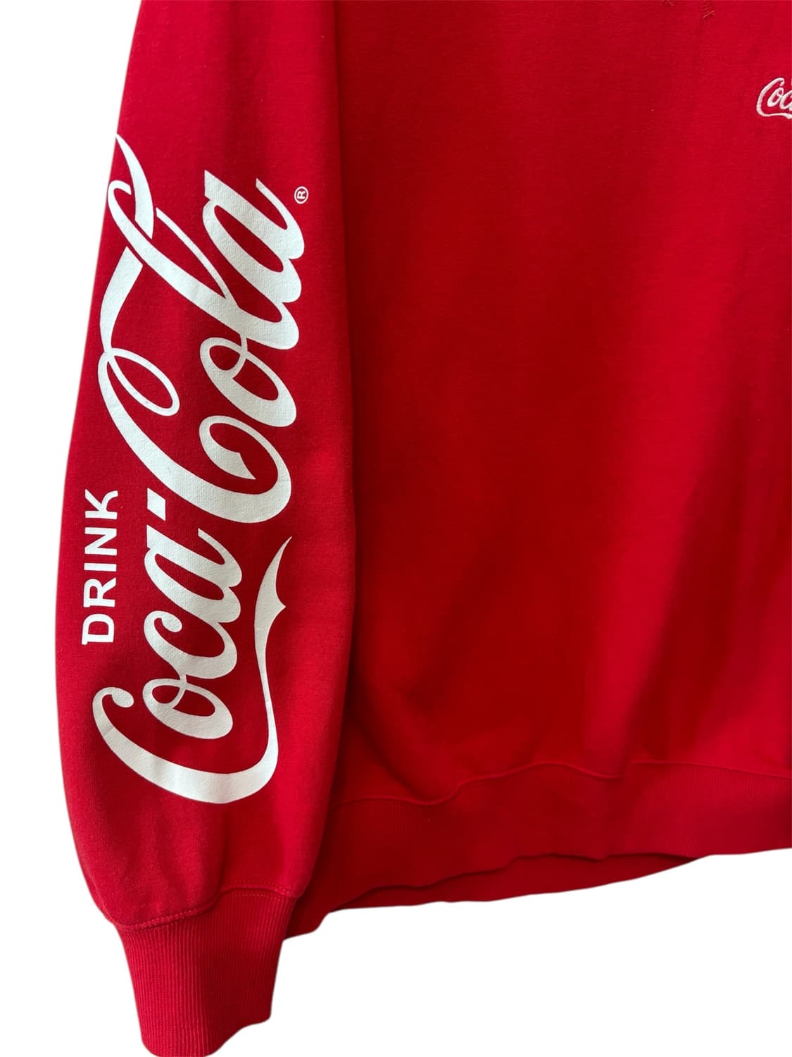 코카콜라 X GU 레터링 스웻셔츠 M-L 상품이미지5