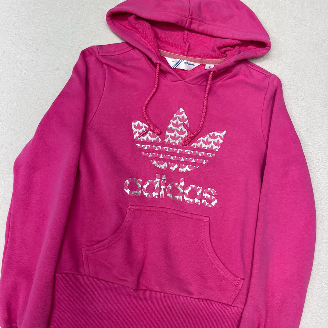 Adidas pink trefoil hoody 상품이미지5
