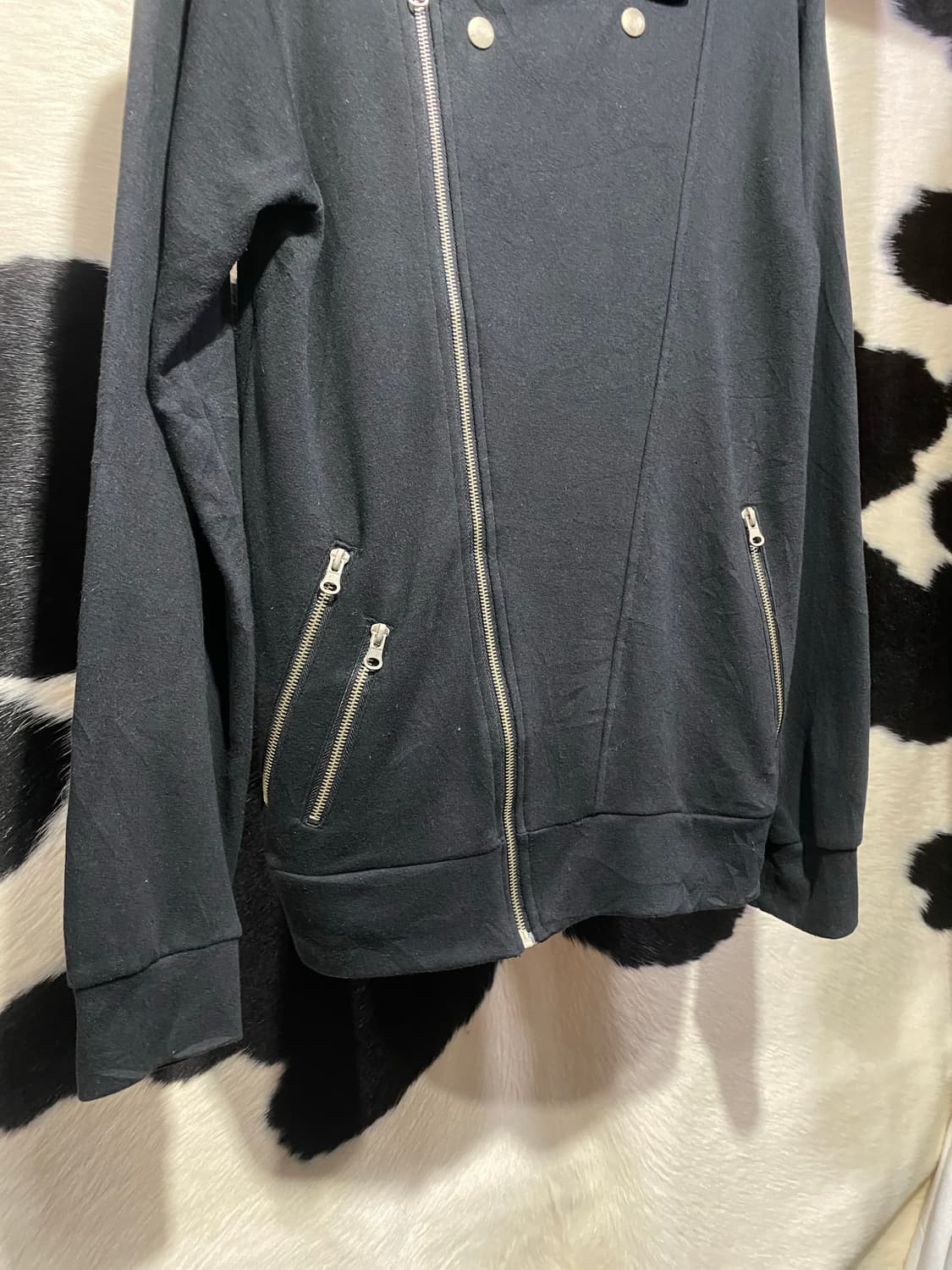 Soho 사선 지퍼 자켓 상품이미지3