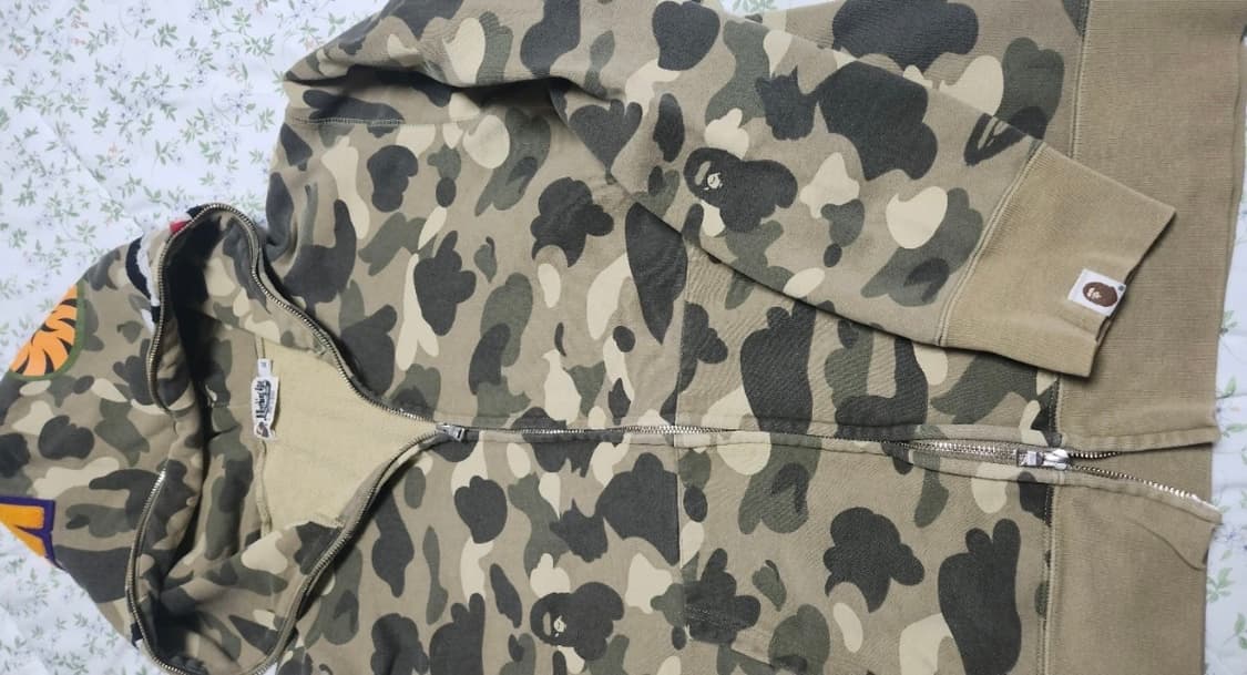 베이프 샤크후드 베이지 황계 XL 상품이미지3