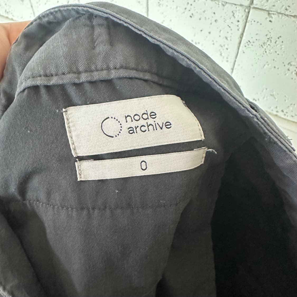 0 노드 아카이브 팬츠 그레이 상품이미지5