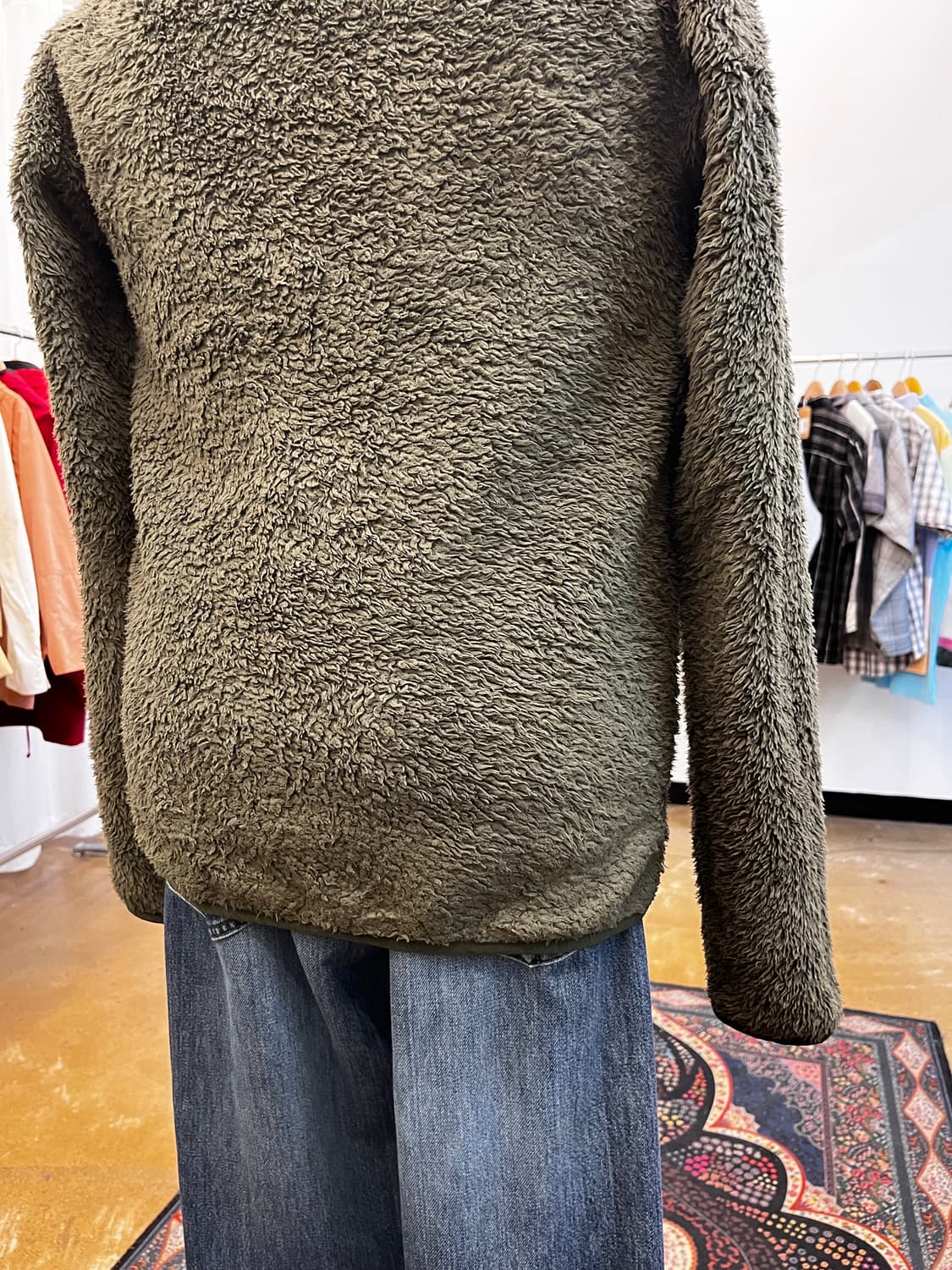 파타고니아 로스 가투스 플리스 크루넥 카키 상품이미지6