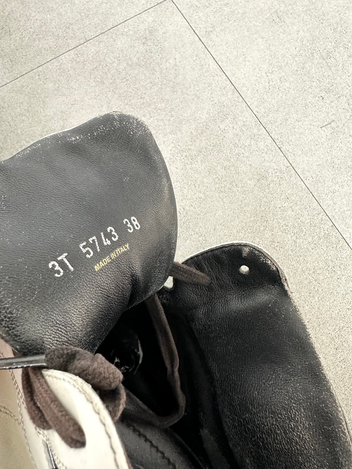 프라다 스포츠 아이보리 히든웨지 하이탑 상품이미지7