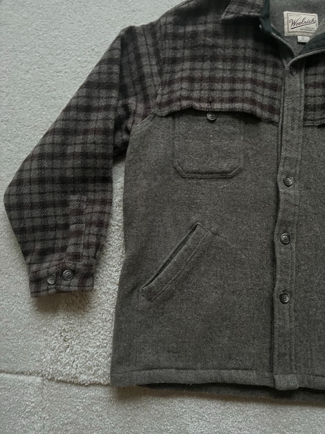 울리치 플래드 울 CPO 자켓 (103-105) 상품이미지4