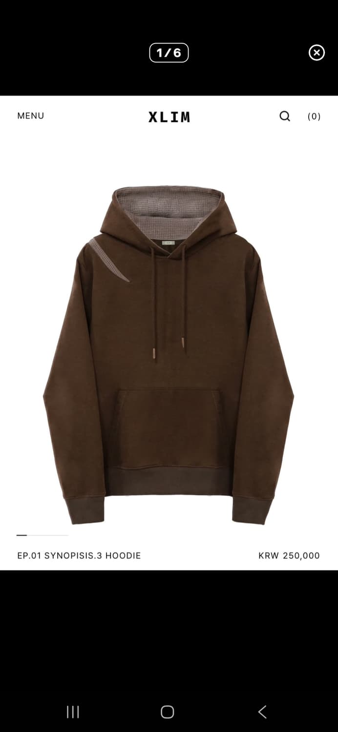 xlim synopisis hoodie 2사이즈 상품이미지2