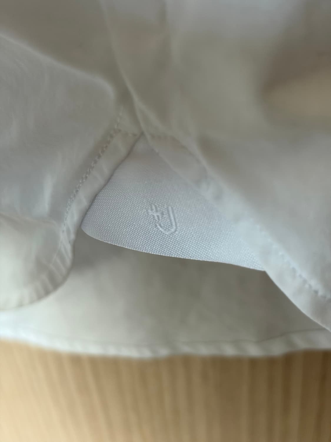 유니클로 +J 질샌더 수피마 코튼 오버사이즈 스탠드칼라 셔츠 (L) 상품이미지8