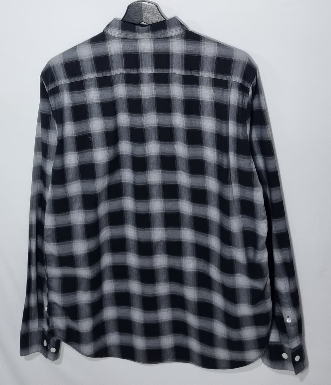 M ) 띠어리 블랙 체크셔츠 남방 상품이미지2