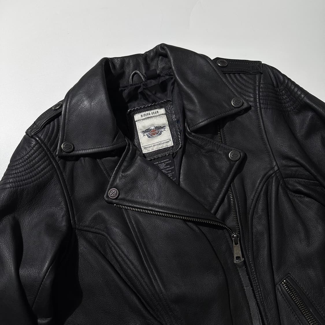 (매장판) 할리데이비슨 카우 레더 라이더 자켓 상품이미지3
