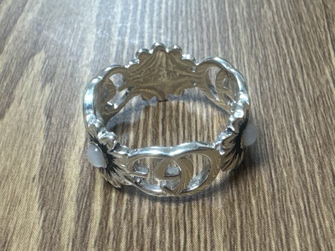 구찌 GG 마몽 마더 오브 펄 링 925 스털링 실버(구찌 자개반지) 상품이미지3