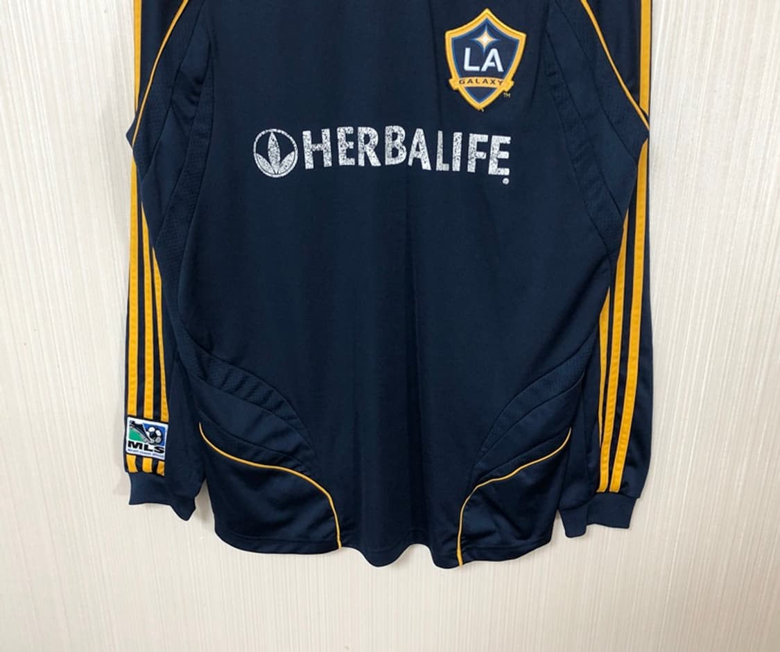 MLS 아디다스 07-08 LA갤럭시 어웨이 긴팔유니폼 M #23 베컴 상품이미지3