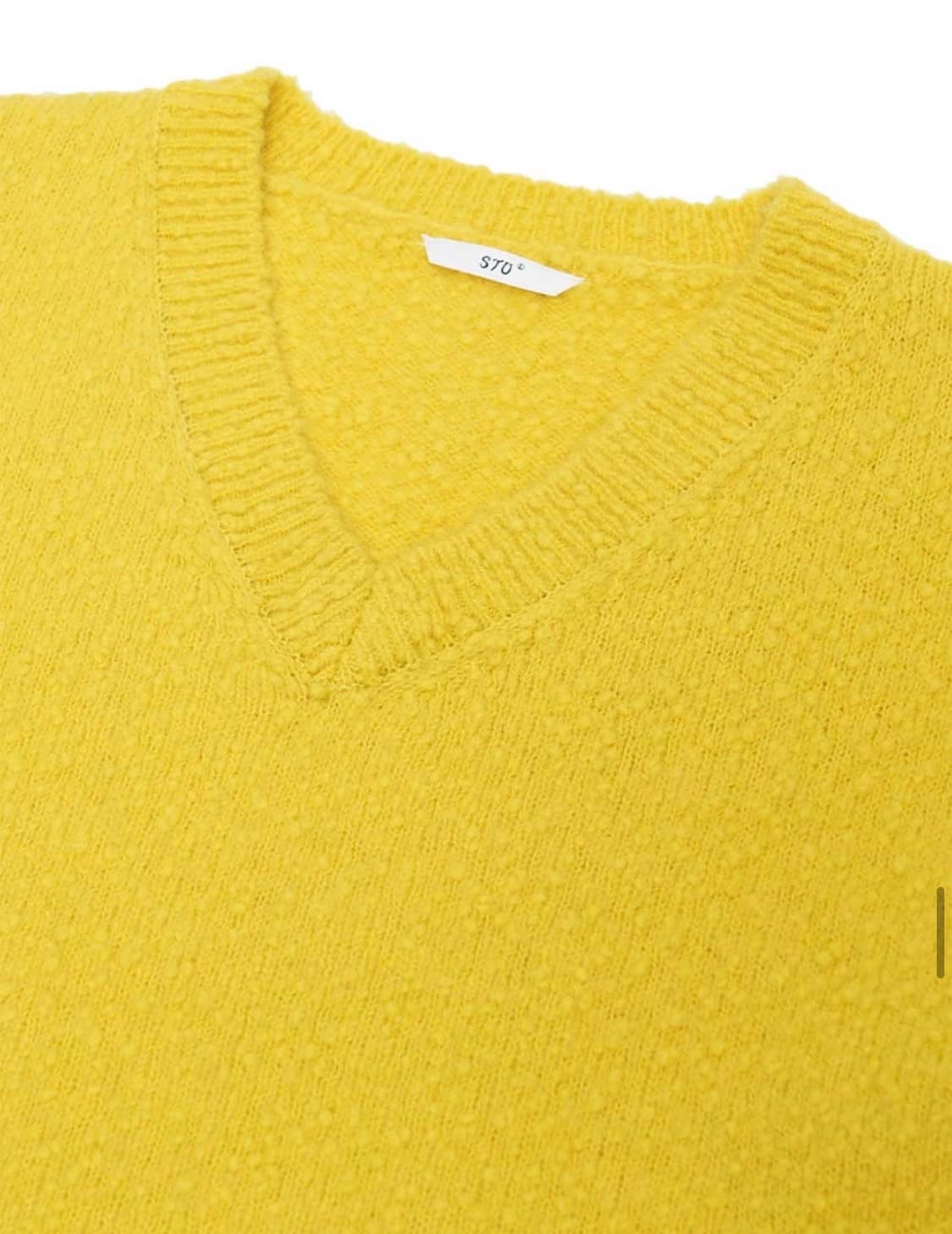 STU 카센티노 브이넥 니트 M 상품이미지2