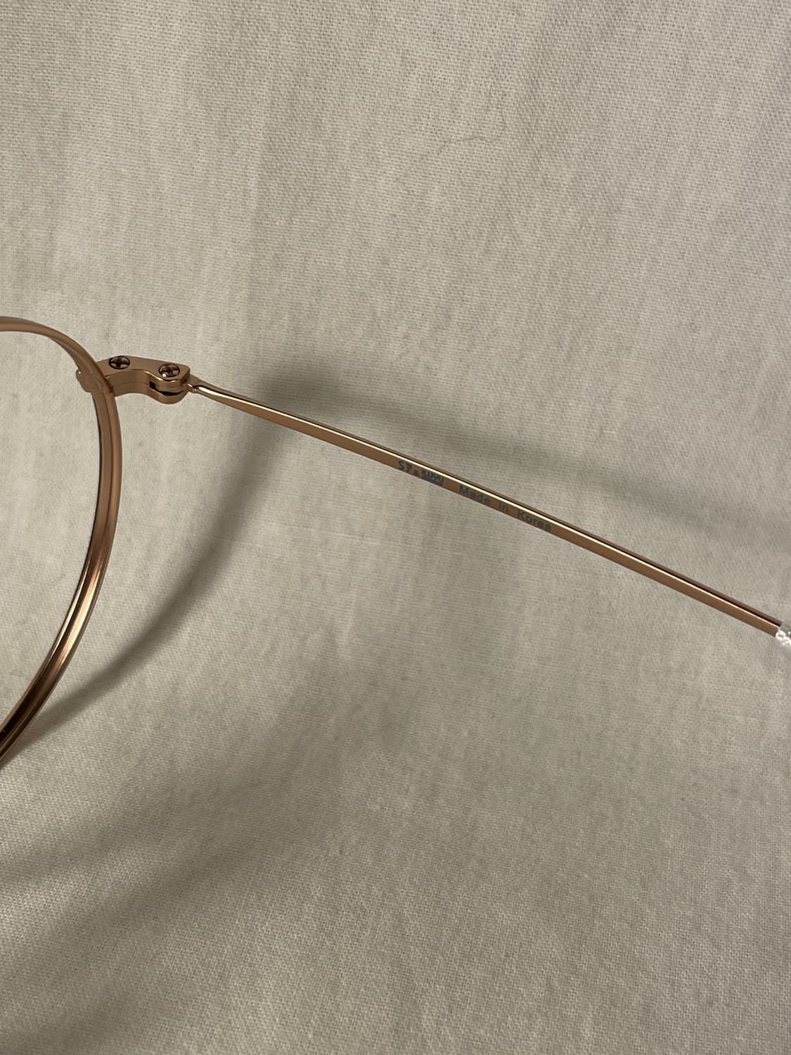 ILUVU eyewear 투브릿지 골드 네이비 빈티지안경 상품이미지7