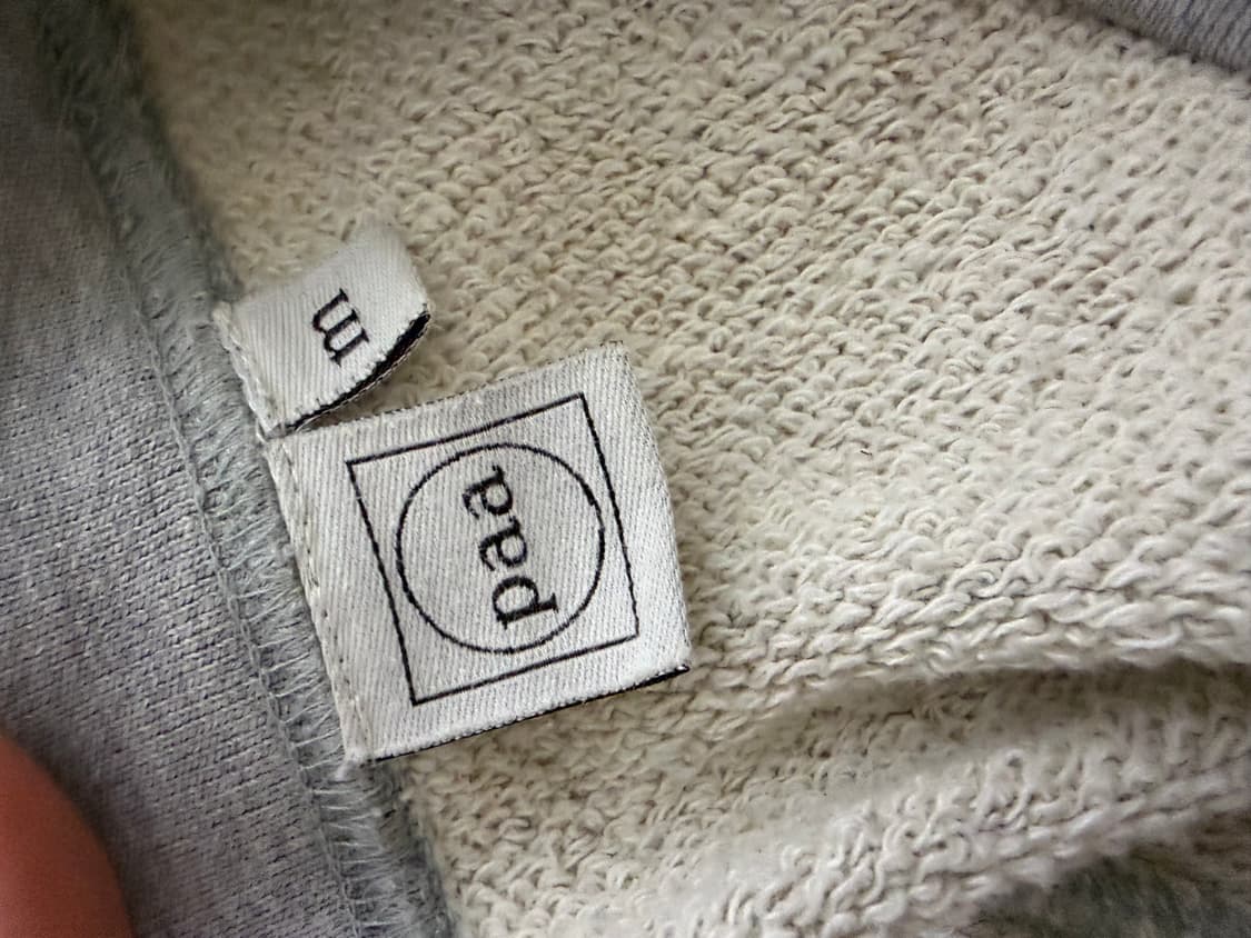 Paa 그레이 레글런 스웻셔츠 M 상품이미지4