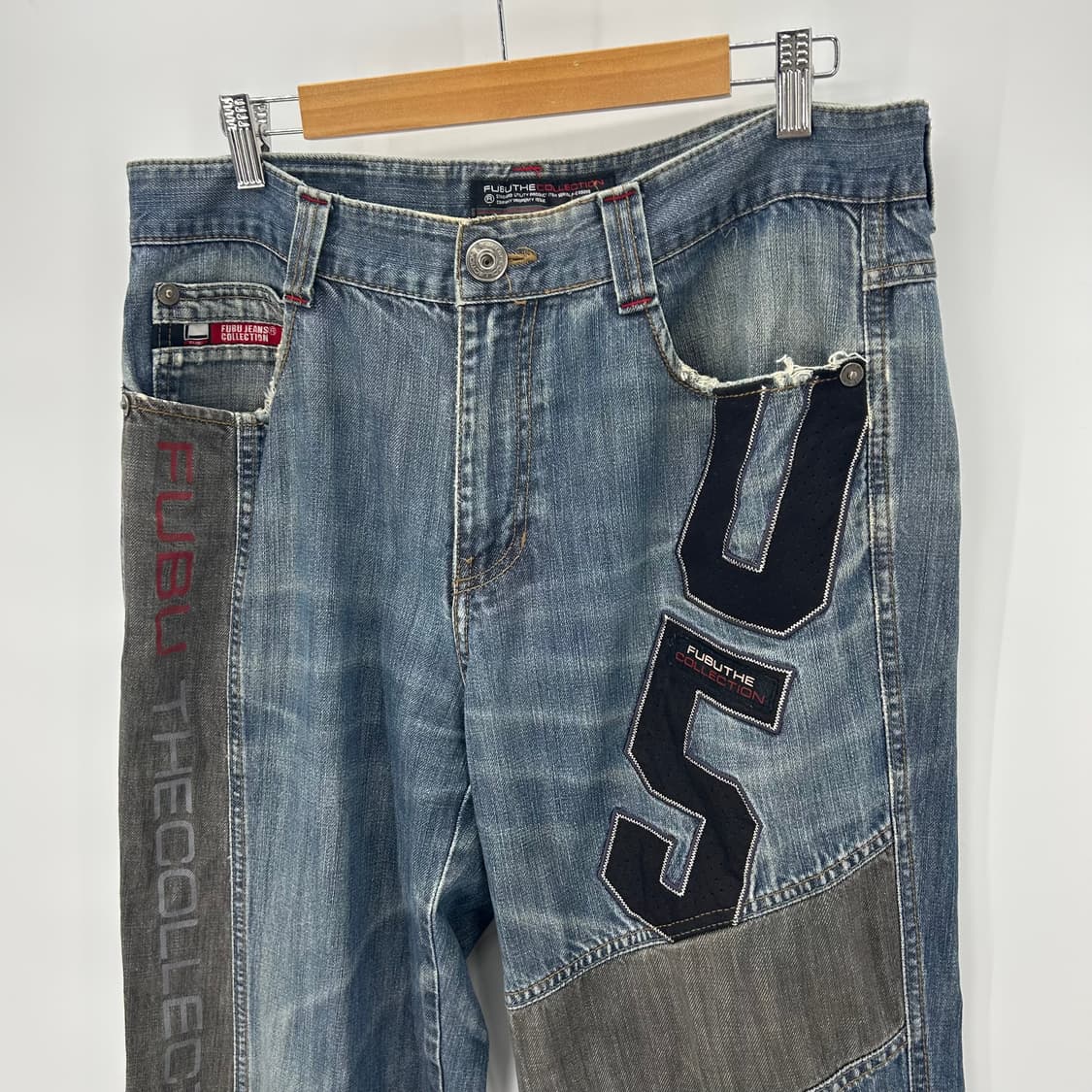 [FUBU] 후부 올드스쿨 힙합 데님팬츠 상품이미지3