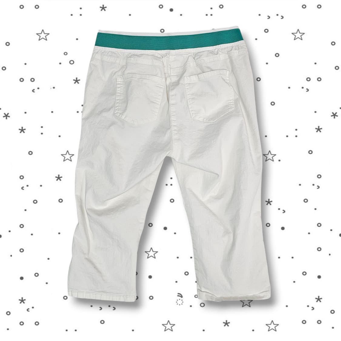 VTG 화이트 민트 카프리 팬츠 상품이미지5