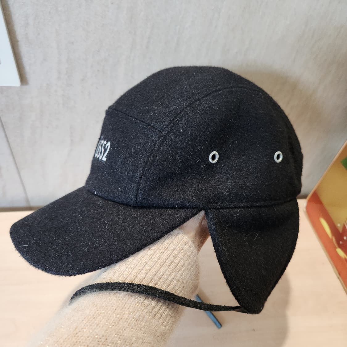 USS2 귀달이 울 볼캡 🖤 미니멀&스트릿 감성 겨울모자 상품이미지8