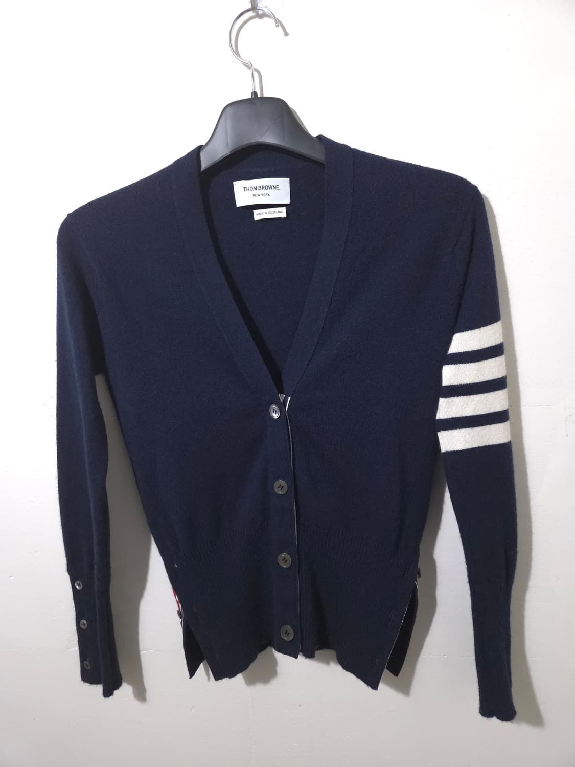 [새상품급 , 42Size] 톰브라운 여성 풀 캐시미어 가디건  상품이미지1