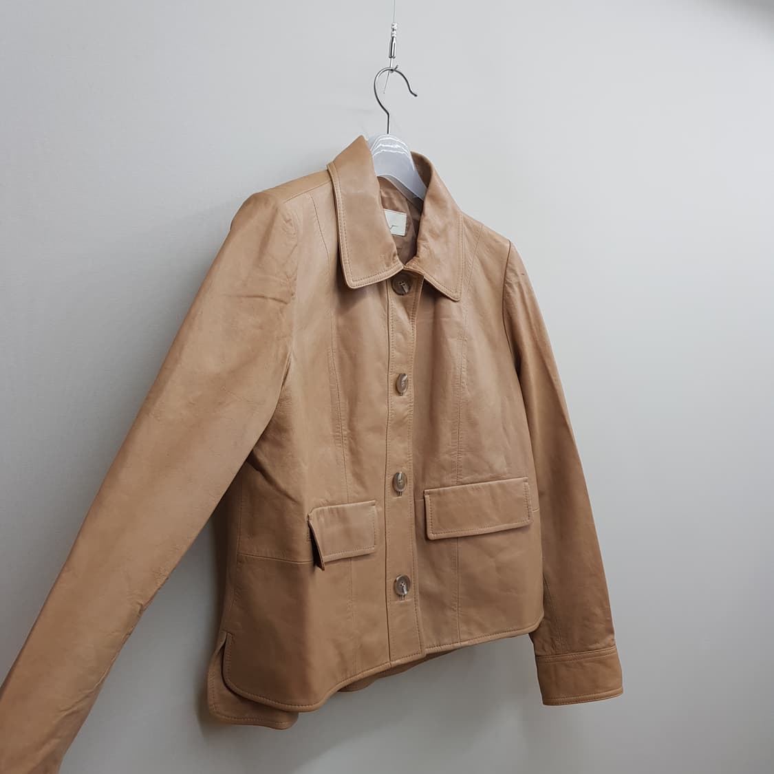 지컷 2021 양가죽  레더 재킷 55사이즈 상품이미지3