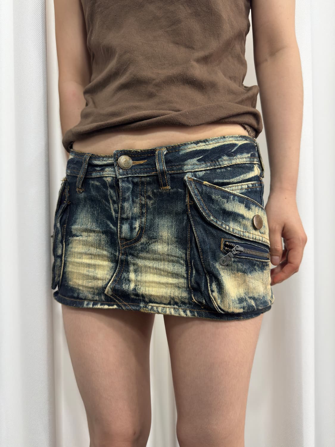 denim mini skirt 상품이미지3